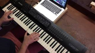 Here As In Heaven Elevation Worship MainStage patch keyboard demo [upl. by Fife]