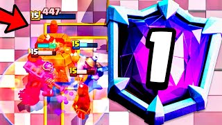 I BEAT Mohamed Light to get TOP 1 in Clash Royale [upl. by Aicilehp79]