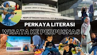 PERKAYA LITERASI DENGAN WISATA LIBRARY PERPUSTAKAAN NASIONAL RISERU BIKIN PENGEN BALIK LAGI [upl. by Anirhtak]