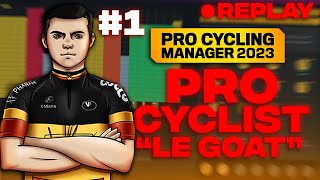 Pro Cycling Manager DB 2024  Pro Cyclist 1  LE GOAT EST NÉ [upl. by Llenod]