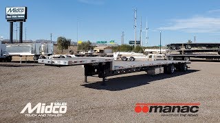 Manac Drop Deck Trailer  53 x 102quot Combo Drop Deck [upl. by Anehs907]