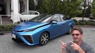 2019 Toyota Mirai Highlights and Test Drive [upl. by Banquer]