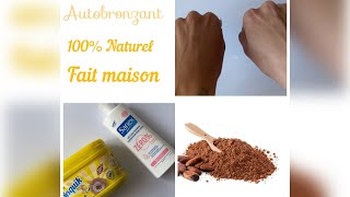 AUTOBRONZANT FACILE A FAIRE À LA MAISON  TUTO [upl. by Akirdna842]