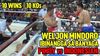 WELJON MINDORO IBINANGGA SA BANYAGA  NANGOLEKTA NG KNOCKOUT [upl. by Mulderig182]