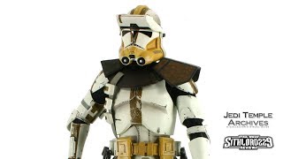 Clone Commander Bly 327th Star Corps  Sideshow Collectibles 16 Scale Figure  HD Review [upl. by Romain]