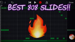 How to SLIDE  GLIDE 808s in GarageBand iOS 2024 [upl. by Isleana308]