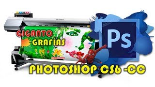 CREAR GIGANTOGRAFIA EN PHOTOSHOP CS6 CC 2019 [upl. by Garvin]