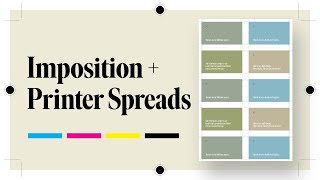 Understanding Imposition and Printer Spreads for Designers [upl. by Notserk]