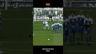 David Beckham Master of Free Kick 😮football shorts [upl. by Eihtur]