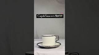 CupsampSaucers Set✅ bestqualityproducts usmancrockerystore youtubeshorts pakistanno1crockerybrand [upl. by Rimola]