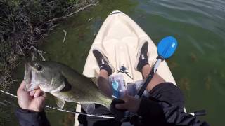 Kayak Bass Fishing Ellensburg Washington [upl. by Pepin614]