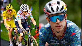 Tour de France 2024  Wout van Aert  quotI cant believe they still broke the climbing recordquot [upl. by Olraced932]