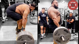 793 lbs Bencher Tries Deadlift Without Training [upl. by Enilesoj794]