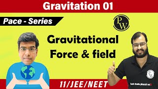 Gravitation 01  Universal Law of Gravitation  Acceleration due to gravity  Class 11  JEE  NEET [upl. by Hallie]