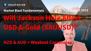 Will Jackson Hole Affect USD amp Gold XAUUSD Weakest Currencies AUD amp NZD Strongest Currency GBP [upl. by Nowed]