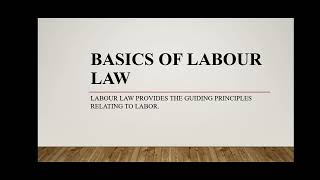 Basic labour law in Nepal  श्रम सम्बन्धि नेपालको कानून  provisions of Labour Act 2074 [upl. by Noiemad]