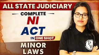 NI Act One Shot  Minor Law  All State Judiciary Exam [upl. by Geneva]