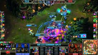 CLG Chauster amazing ultimate on kennen over the wall  LCS NA week 1 day 2 [upl. by Firahs]