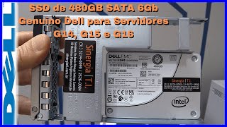 SSD 480GB SATA 6Gb Genuíno Dell para Servidores T150 R250 R260 R360 R450 R550 R740 R750 R760 R6525 [upl. by Animrelliug]