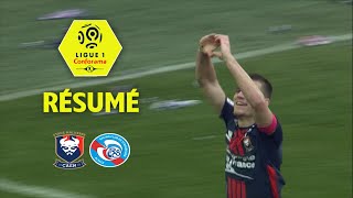 SM Caen  RC Strasbourg Alsace 20  Résumé  SMC  RCSA  201718 [upl. by Gherardo]