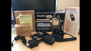 Yaesu FT2DR And Some Accessories System Fusion [upl. by Hurley862]