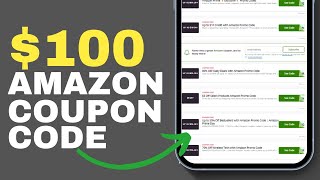 How to Get 100 Amazon Promo Code 2024 [upl. by Orgel]