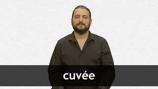 How to pronounce CUVÉE in French [upl. by Hahsi360]