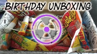 Unboxing UK Candy from Aquarterofcom  Birthday Vlog UNBOXING [upl. by Folsom]