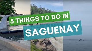 Quebec Canada Travel Guide  5 Things to do in Saguenay Quebec Canada [upl. by Elacim]