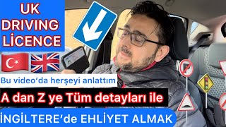 İngiltere’de ehliyet almak nasıl alınır tüm detayları  uyarı ve tavsiyeleriyleuk driving licence [upl. by Mord]