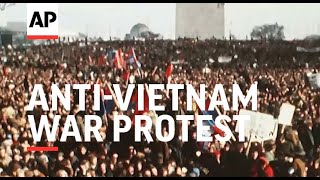 Largest AntiVietnam War protest in Washington DC  1969  Movietone Moment  13 November 2020 [upl. by Elliott979]