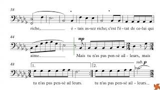 Lauridsen Morten  Les chansons des roses  1 En une seule fleur  Guide voix  Basses 1 et 2 [upl. by Williamson]