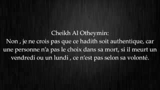 Mourir le jour de VendrediChatiment de la tombe Cheikh al Utheymine amp Ibn Baz [upl. by Breana]