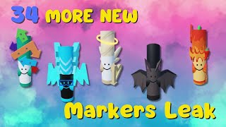 34 MORE NEW UNRELEASED MARKERS For Coming REDACTED UPDATE in Find The Markers Roblox 2024 [upl. by Lesoj]