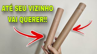 🔥 ROLO DE PAPEL  O que fazer com rolo de papel Até seu vizinho vai querer [upl. by Leipzig361]