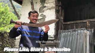 Large Old Nepali Khukuri Found in an Old House  Nepali kukuri  Khukri [upl. by Sherwynd248]