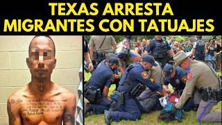 TEXAS ARRESTA MIGRANTES CON TATUAJES DEL TREN DE ARAGUA [upl. by Anastasia785]