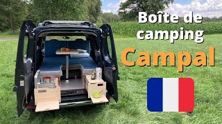 Boîte de camping Campal  La voiture comme campingcar Introduction officielle  explication [upl. by Relyat]