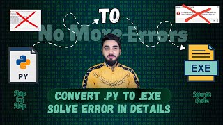 How to Convert py File To exe  How to Convert a Python Script into full application  Tutorials [upl. by Bink]