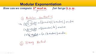 Modular Exponentiation شرح [upl. by Mungam]