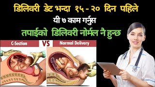 Normal Delivery Tips  Tips For Normal Delivery in Nepali  Diet amp Tips  gyan sagar studio [upl. by Ainslee]