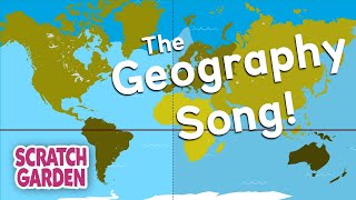 The Geography Song  Globe vs Map Song  Scratch Garden [upl. by Ailyn]