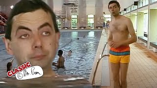 Mr Bean Goes to Swim School  Mr Bean Funny Clips  Classic Mr Bean [upl. by Naitsirhc]