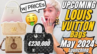 UPCOMING LOUIS VUITTON Bags wPRICEs Launching May 2024 BY THE POOL 2024 RAFFIA  MENS PREFALL2024 [upl. by Katuscha255]