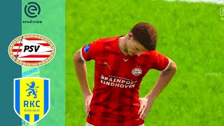 Highlights PSV  RKC Waalwijk  Eredivisie 20242025 [upl. by Odarnoc]