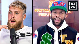 quotNO WAYquot Floyd Mayweather REACTS On Jake Paul COMMENTING BAD On Mike Tysons Late Daughter [upl. by Torp]