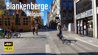 Blankenberge Belgium 4KHDR Walking Tour  2021  Tourister Tours [upl. by Quartus609]