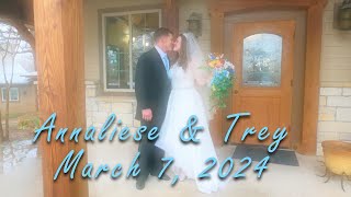 Annaliese amp Trey Wedding Highlights [upl. by Enegue911]