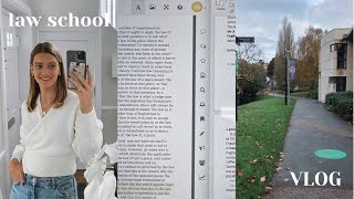 LAW SCHOOL VLOG  getting my life together [upl. by Lenz95]