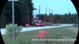 Laser Interceptor Ver 806 vs LTI TruSpeed S Wide Axis Targeting [upl. by Georgianne]